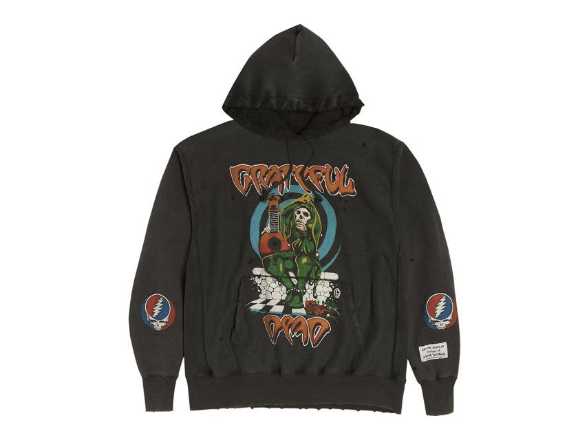 GALLERY DEPT. GRATEFUL DEAD HOODIE "BLACK"