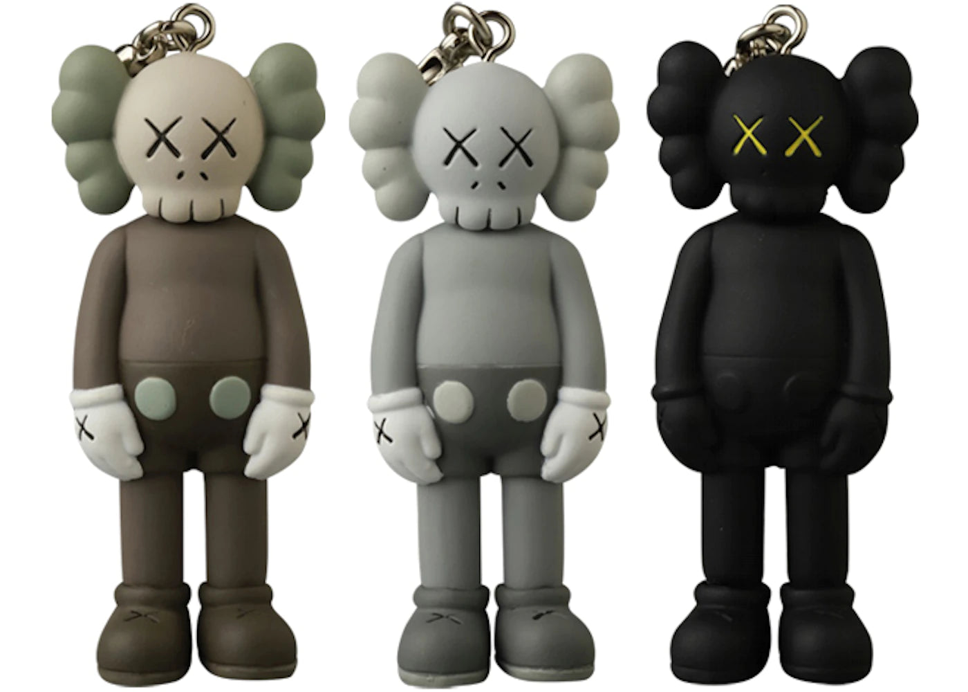 KAWS TOKYO FIRST COMPANION KEYCHAIN SET "GREY"