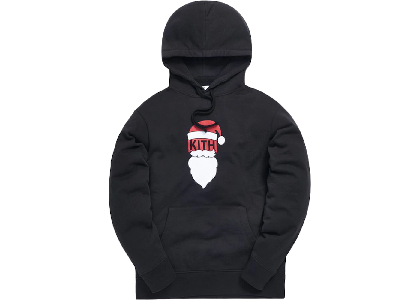 KITH TREATS SANTA HOODIE BLACK