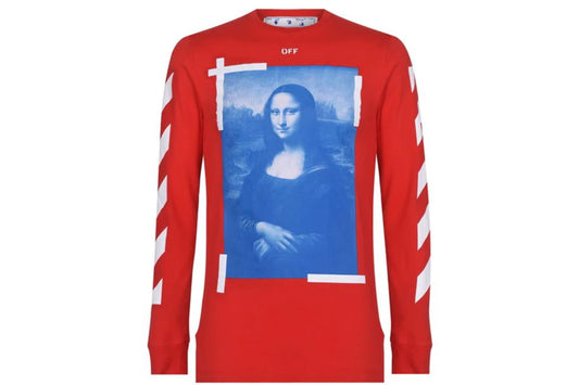 OFF-WHITE MONA LISA L/S TEE "RED"