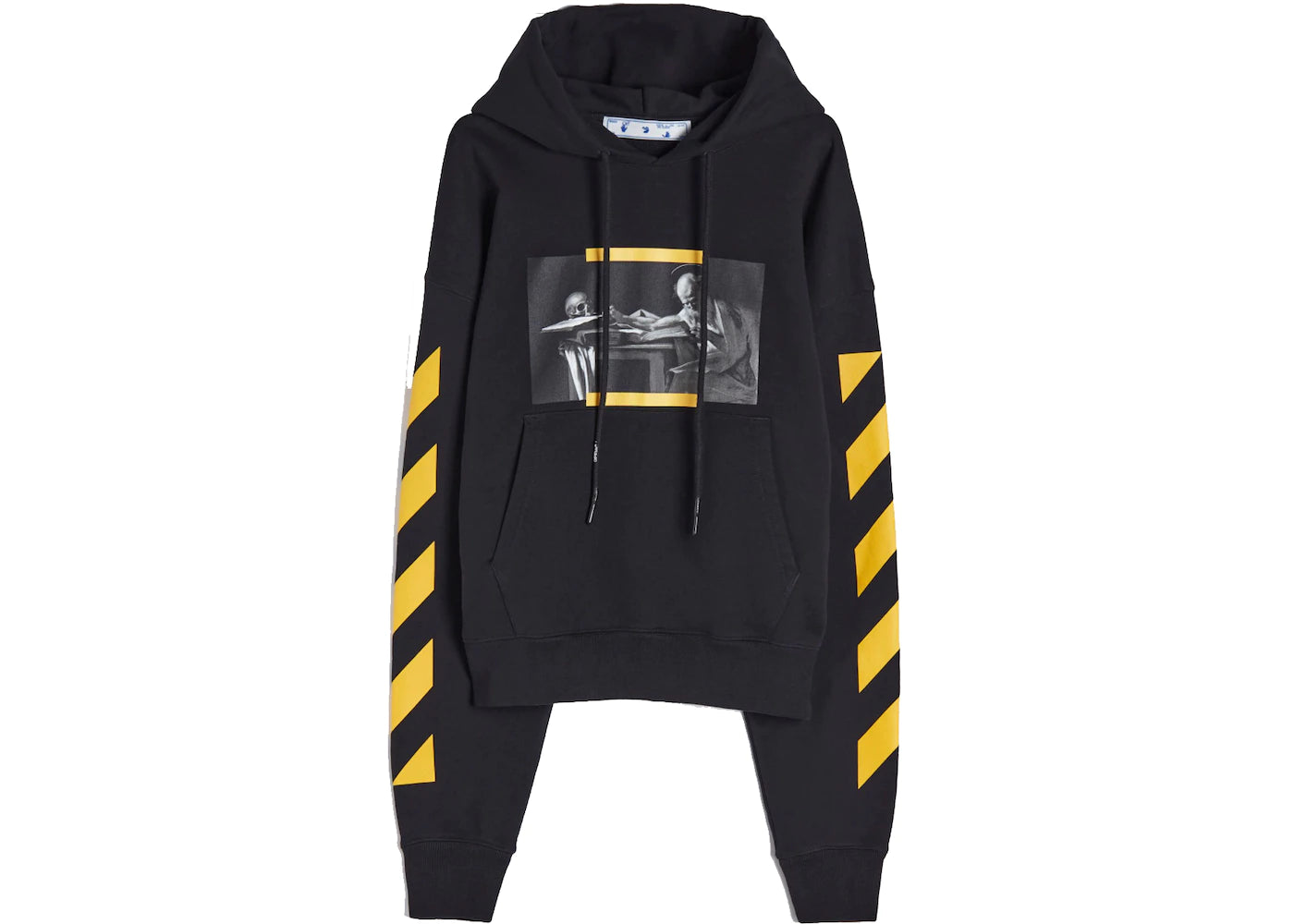 OFF-WHITE CARAVAGGIO PAINTING HOODIE "BLACK/YELLOW"