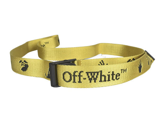 OFF-WHITE NEW LOGO INDUSTRIAL BELT "YELLOW"