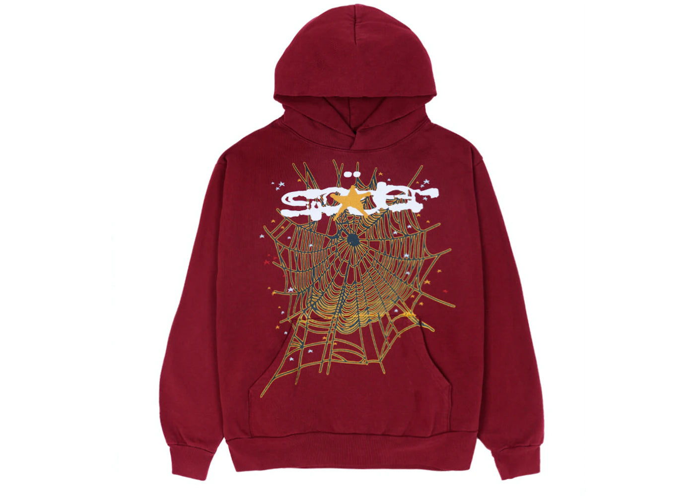 SP5DER LOGO HOODIE BROWN