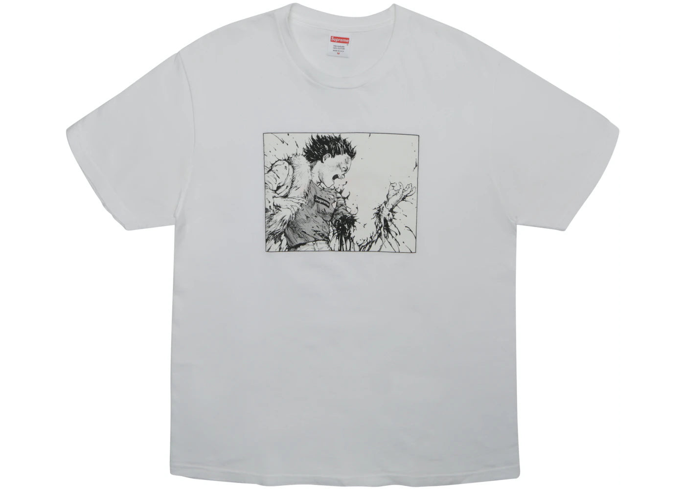 SUPREME AKIRA ARM TEE WHITE