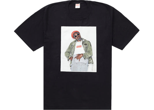 SUPREME ANDR 3000 TEE BLACK