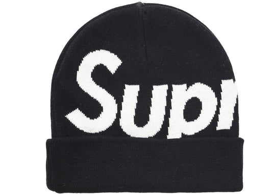 SUPREME BIG LOGO BEANIE FW21 "BLACK"