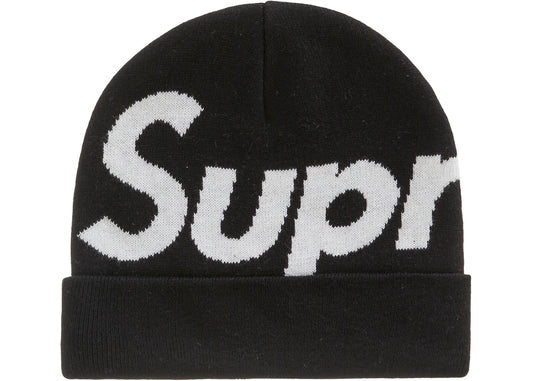 SUPREME BIG LOGO BEANIE FW22 "BLACK"