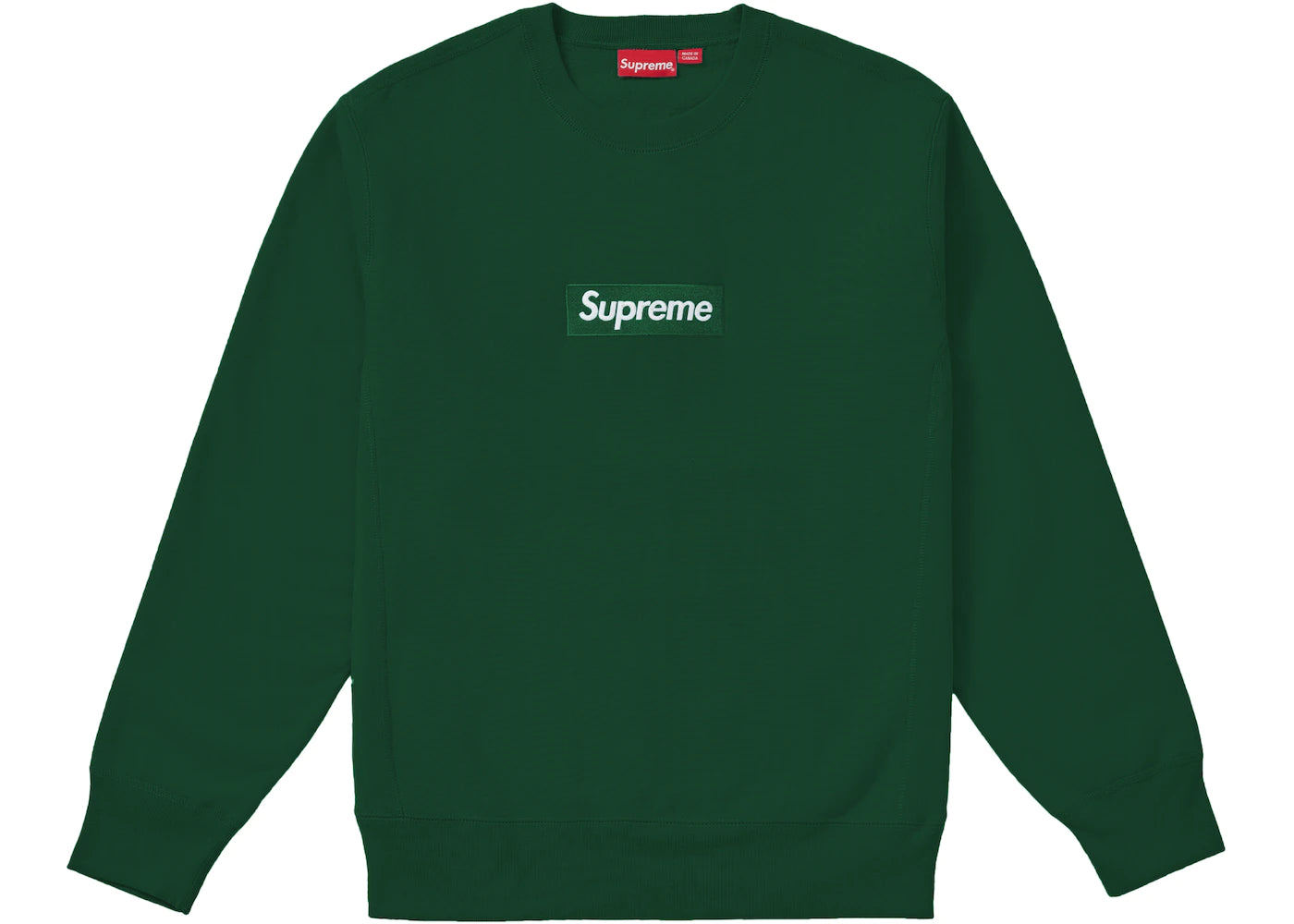 SUPREME CREWNECK BOX LOGO "GREEN"