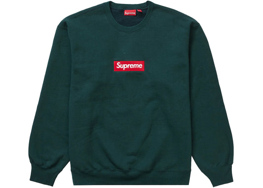 SUPREME BOX LOGO CREWNECK FW22 PINE