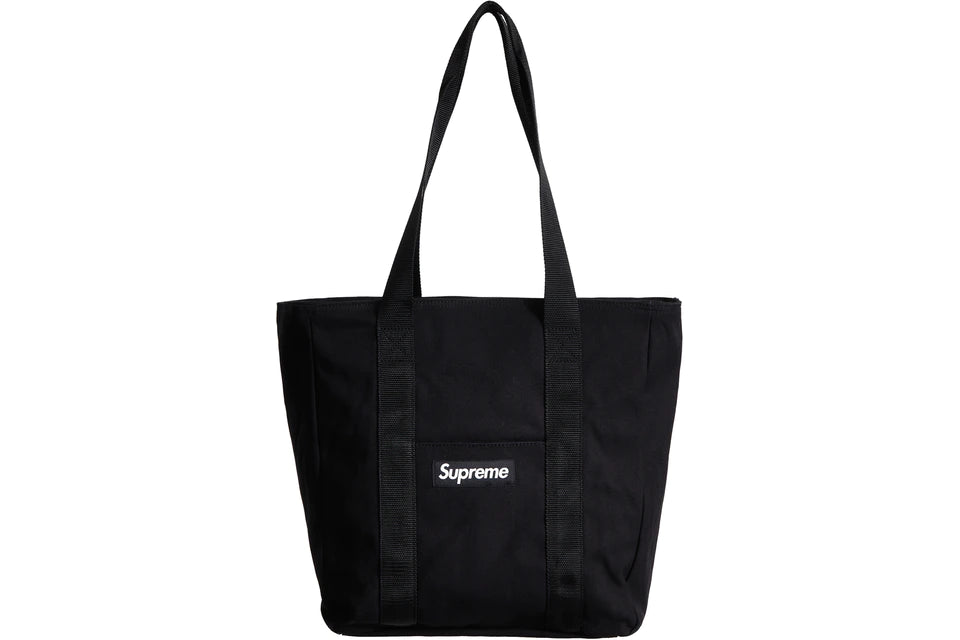 SUPREME FW20 CANVAS TOTE "BLACK"