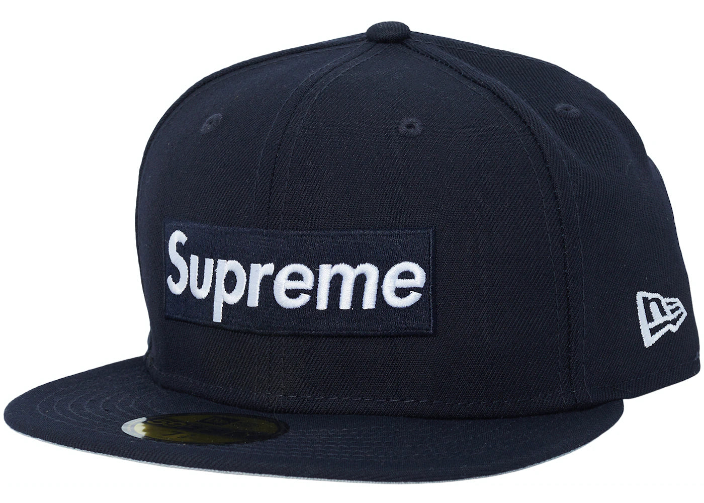 SUPREME CHAMPIONS BOX LOGO NEW ERA NAVY 7 3/8