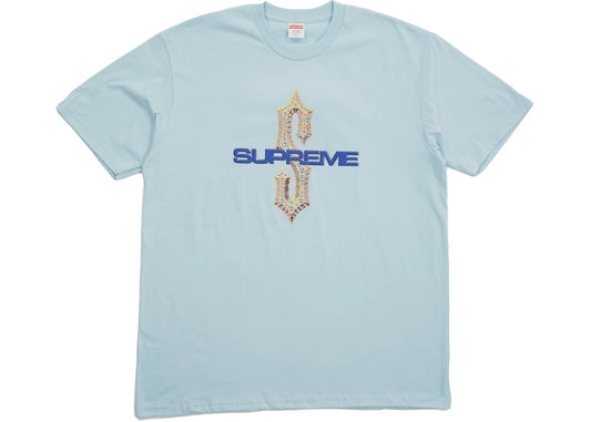 SUPREME DIAMOND TEE "PALE BLUE"