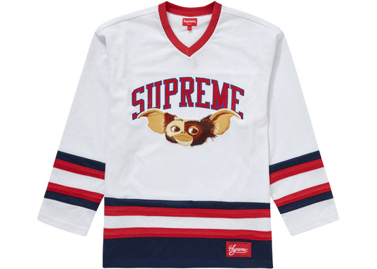 SUPREME GREMLINS HOCKEY JERSEY WHITE