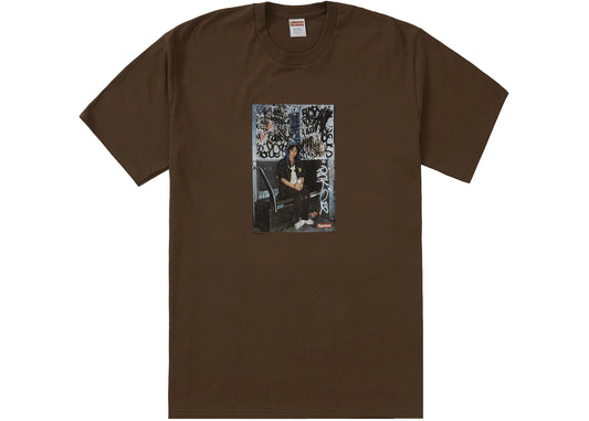 SUPREME LADY PINK TEE "BROWN"