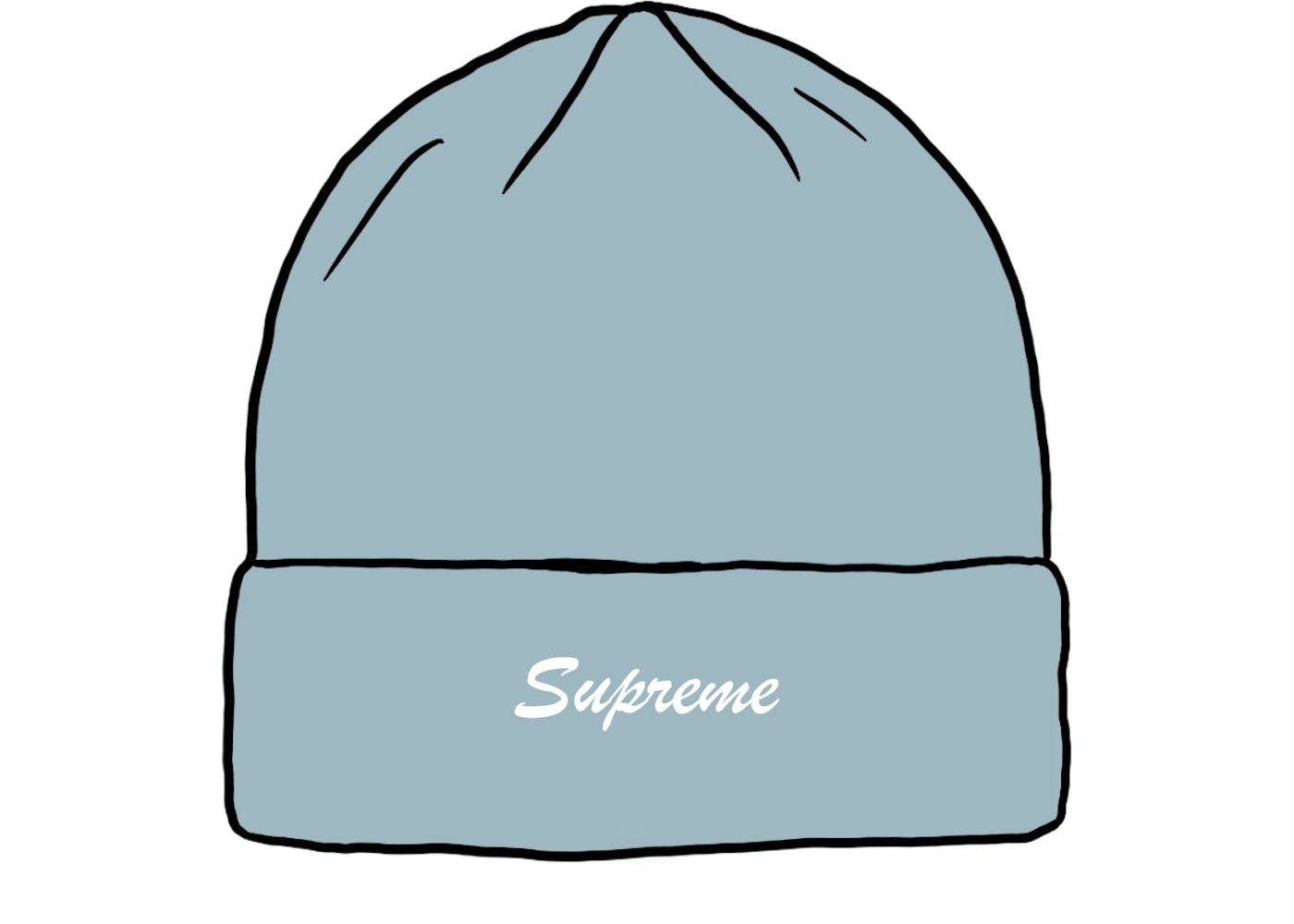 SUP LOOSE GAUGE BEANIE SS21 "LIGHT BLUE"