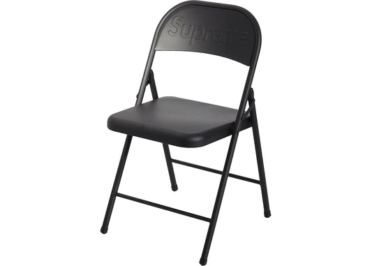 SUPREME METAL FOLDING CHAIR BLACK