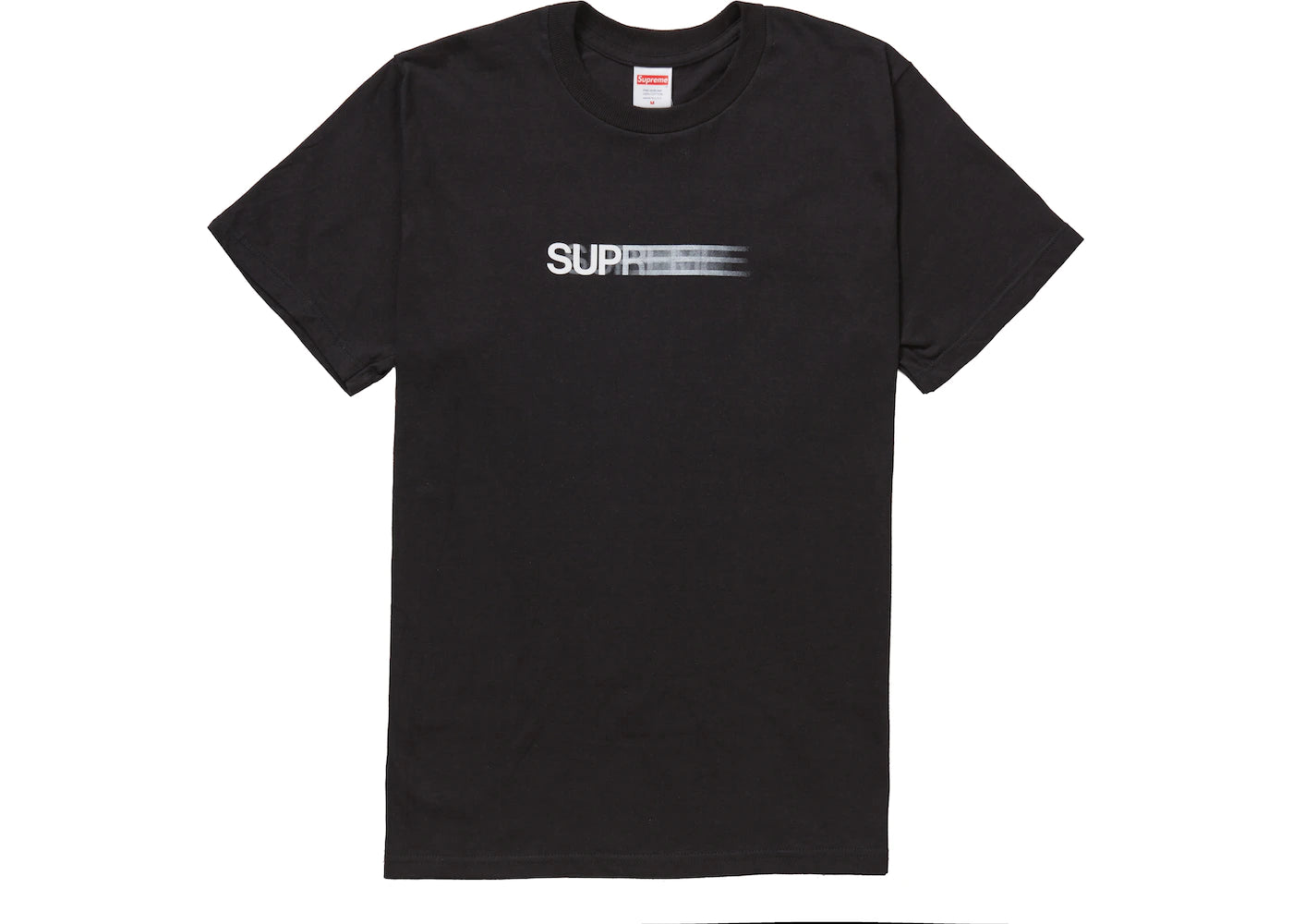 SUPREME MOTION LOGO TEE (SS20) BLACK