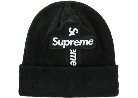 SUPREME BOX LOGO BEANIE "GREY/BLACK"