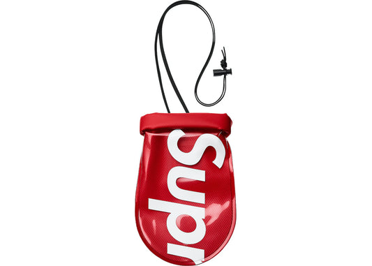 SUPREME SEALLINE SEE POUCH SMALL "RED"