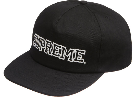 SUPREME SHATTERED LOGO 5-PANEL BLACK