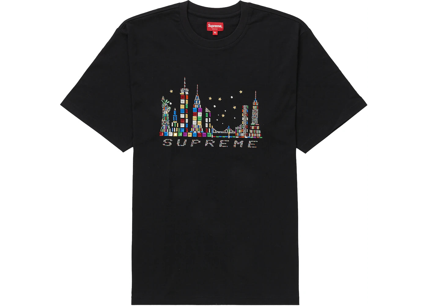 SUPREME SKYLINE S/S TOP BLACK