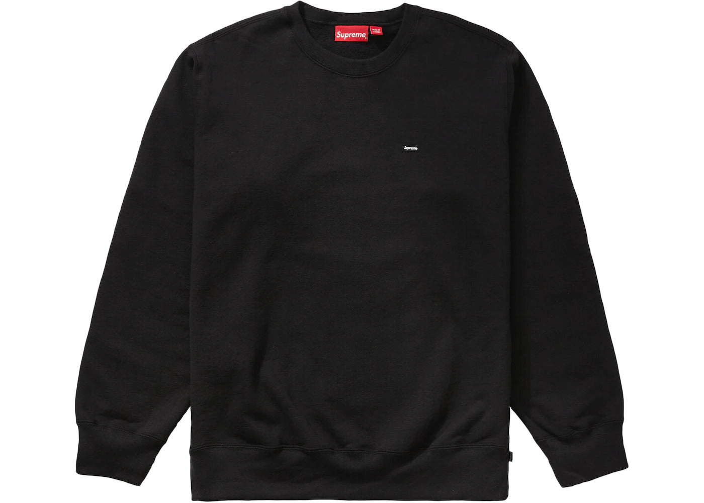 SUPREME SMALL BOX CREWNECK "BLACK"