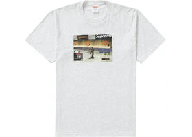 SUPREME THRASHER GAME TEE "ASH GREY"