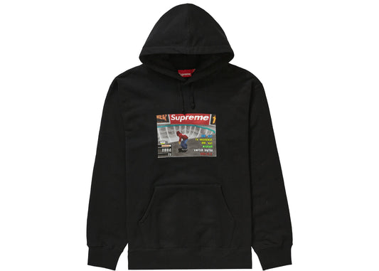 SUPREME THRASHER HOODED SWEATSHIRT BLACK