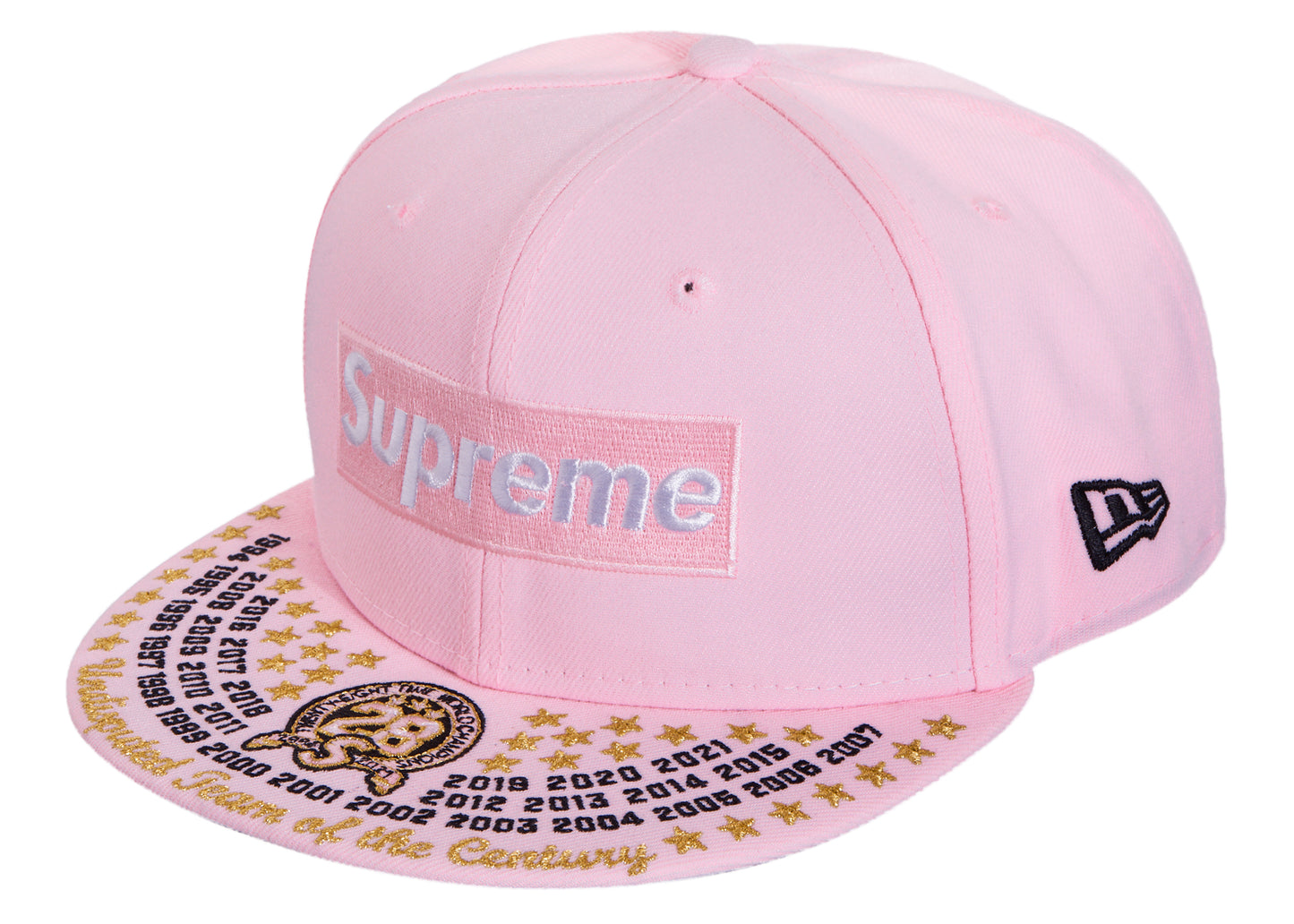 SUPREME UNDISPUTED BOX LOGO NEW ERA "PINK"