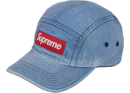 SUPREME WASHED CHINO TWILL CAMP CAP (FW21) DENIM