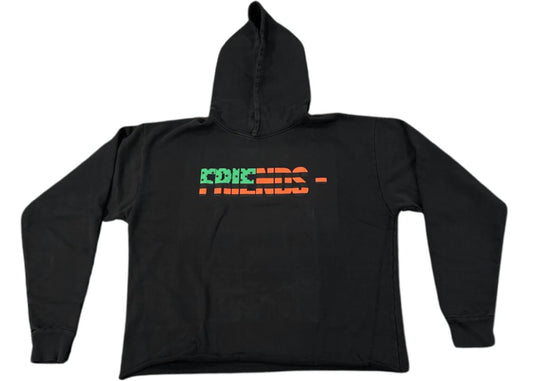 VLONE BLUE FRIENDS HOODIE "BLACK"