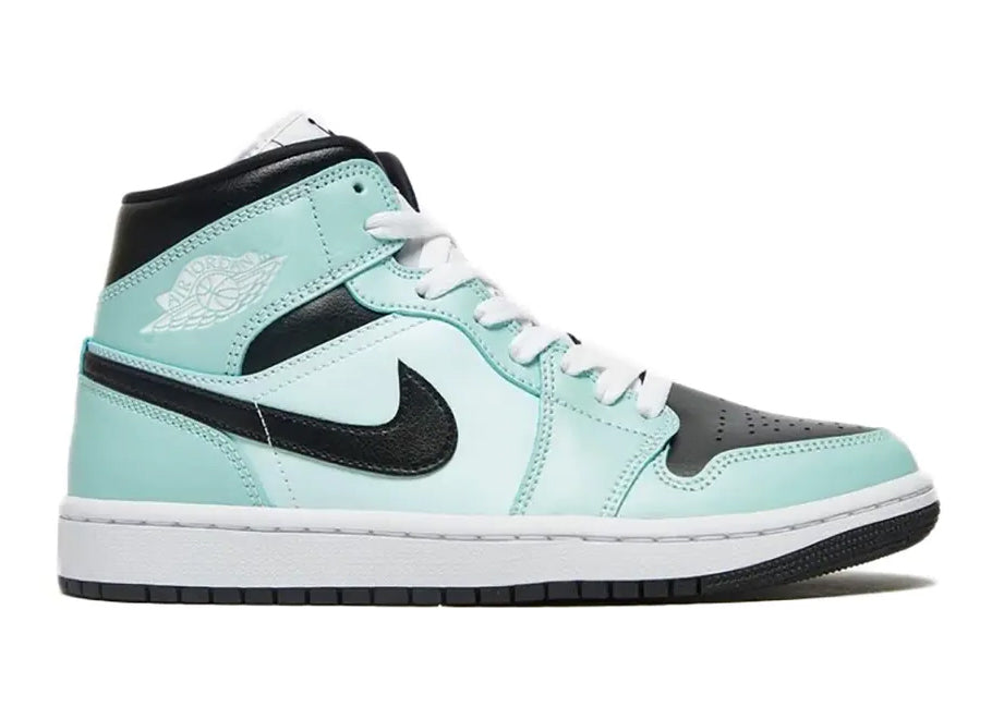 WMNS AIR JORDAN 1 MID "AQUA BLUE TINT"