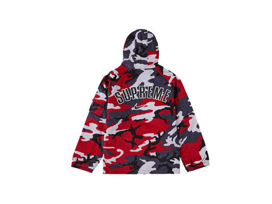 SUPREME NIKE ARC CORDUROY HOODED JACKET "RED CAMO"