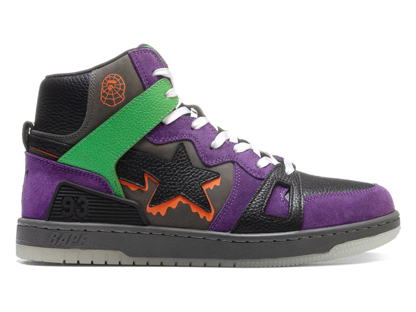 BAPE BAPESTA HIGH "PURPLE/HALLOWEEN"