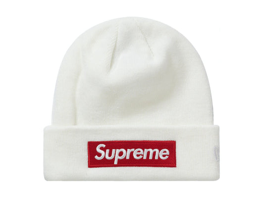 SUPREME NEW ERA BOX LOGO BEANIE FW21 "WHITE"