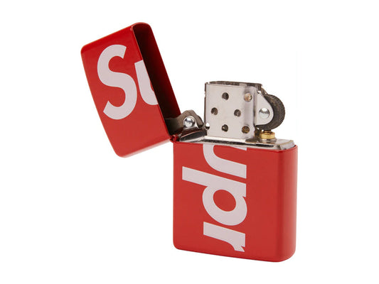 SUPREME LOGO ZIPPO LIGHTER "RED"