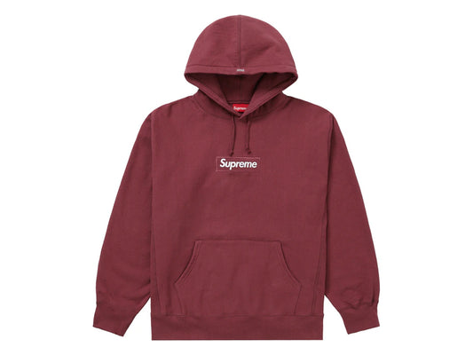 SUPREME BOX LOGO HOODED SWEATSHIRT FW21 "PLUM"