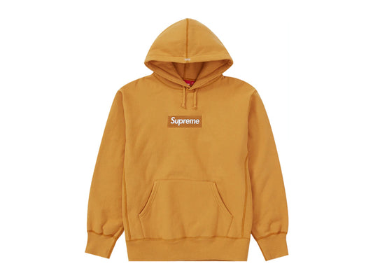 SUPREME BOX LOGO HOODED SWEATSHIRT FW21 "LIGHT MUSTARD"