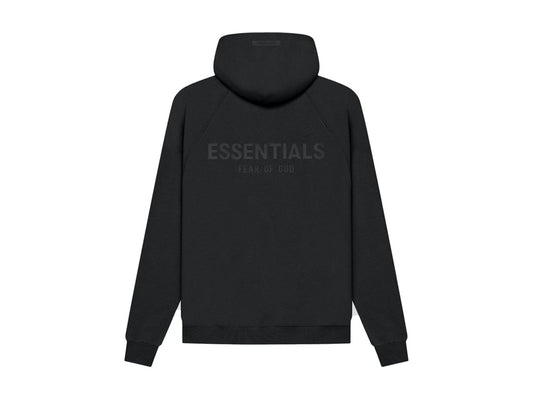 ESSENTIALS PULLOVER HOODIE SS21 "BLACK/STRETCH LIMO"