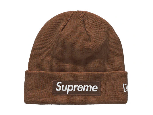 SUPREME NEW ERA BOX LOGO BEANIE FW21 "DARK BROWN"