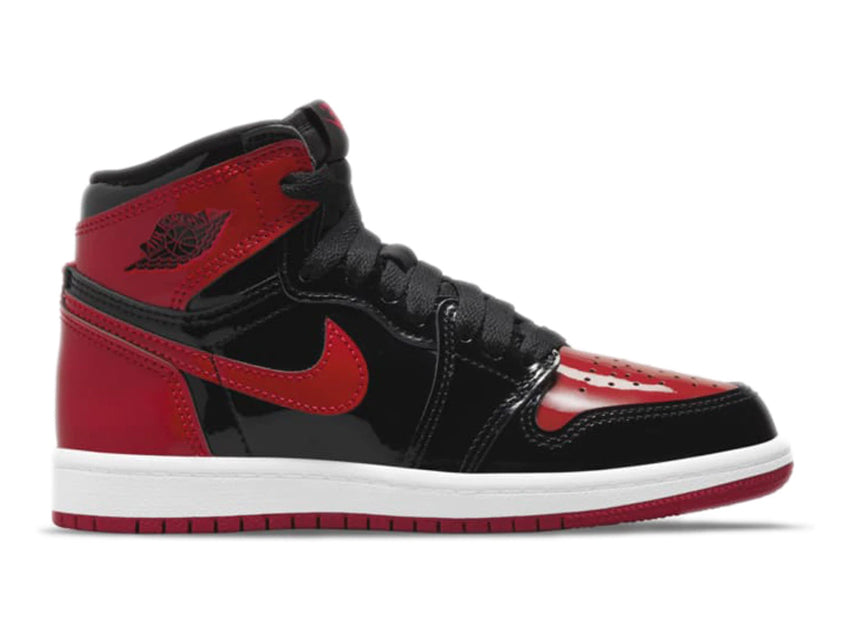 AIR JORDAN 1 RETRO HIGH OG PS "PATENT BRED"