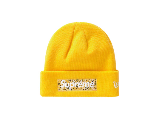 SUP NEW ERA BANDANA BOX LOGO BEANIE FW19 "YELLOW"