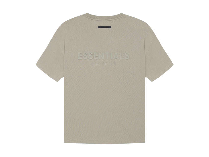 ESSENTIALS BACK LOGO TEE SS21 "MOSS/GOAT"