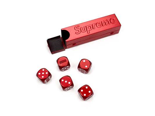 SUP ALUMINUM DICE SET "RED"