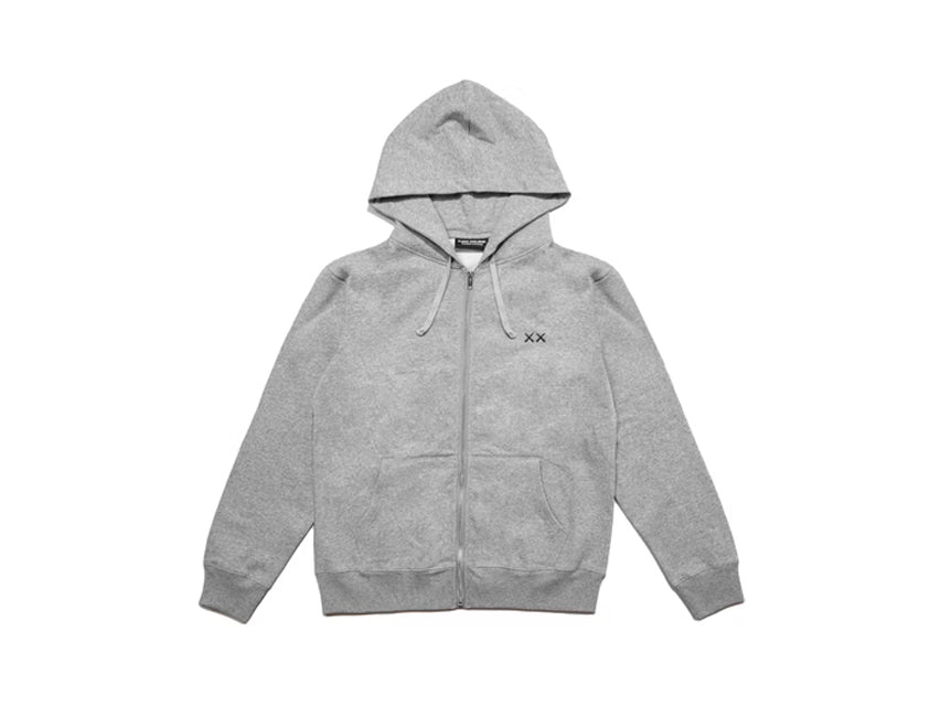 KAWS HOLIDAY ZIP-UP HOODIE "GREY"