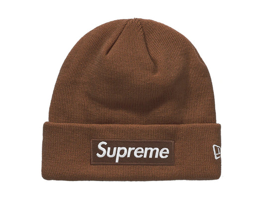 SUPREME NEW ERA BOX LOGO BEANIE FW21 "DARK BROWN"