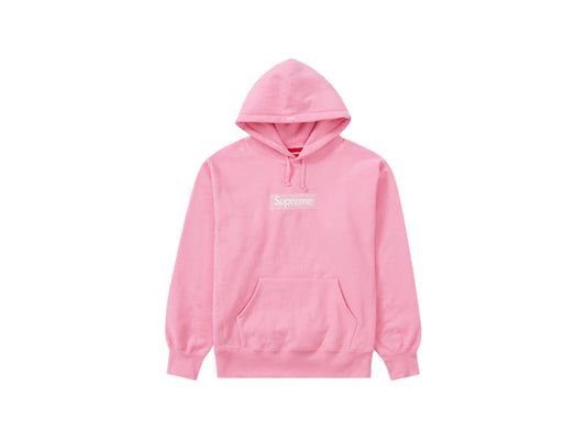 SUP BOX LOGO HOODED SWEATSHIRT FW21 "PINK"