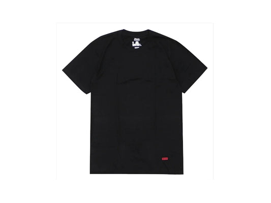 SUPREME HANES TAGLESS TEES "BLACK"