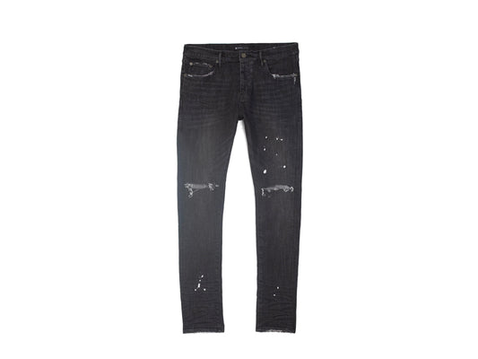 PURPLE JEANS "BLACK OVER SPRAY"