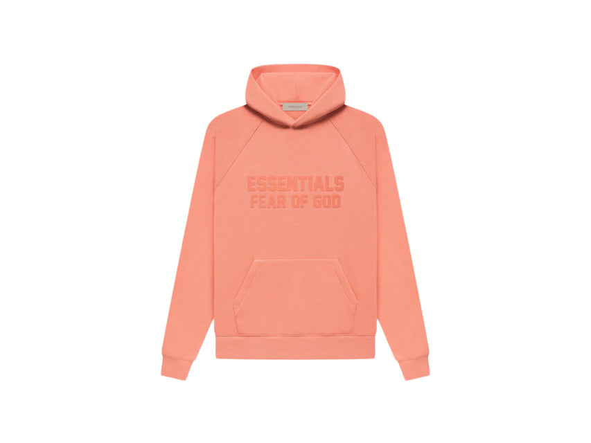 FEAR OF GOD ESSENTIALS HOODIE "CORAL"